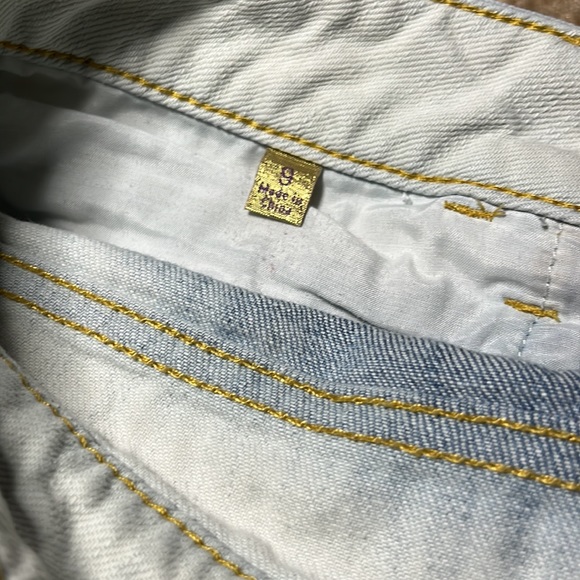 Shorty cut off shorts by Princess Vera Wang, 2 tone, size 9, EUC - Picture 5 of 6